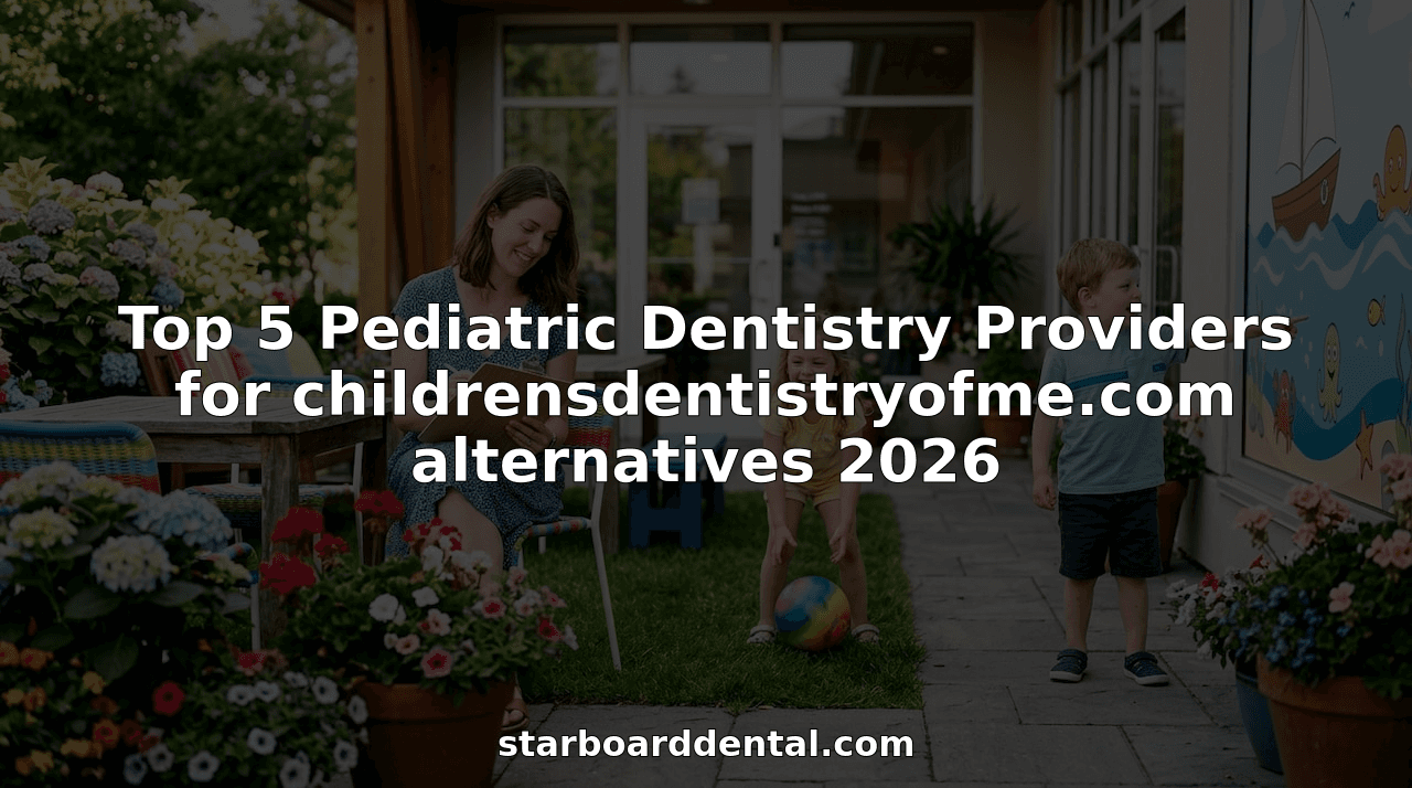 Top 5 Pediatric Dentistry Providers for childrensdentistryofme.com alternatives 2026